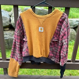 Carhartt flannel rework
